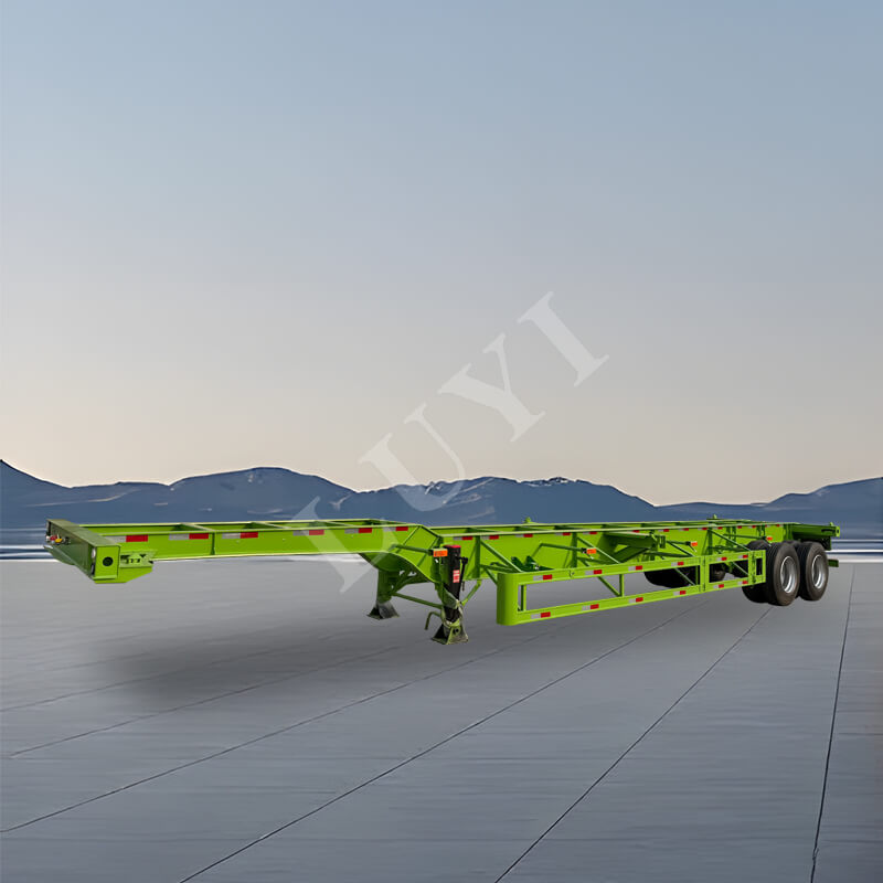 2 axlad lastbärande container 20/40 ton skelett semitrailer