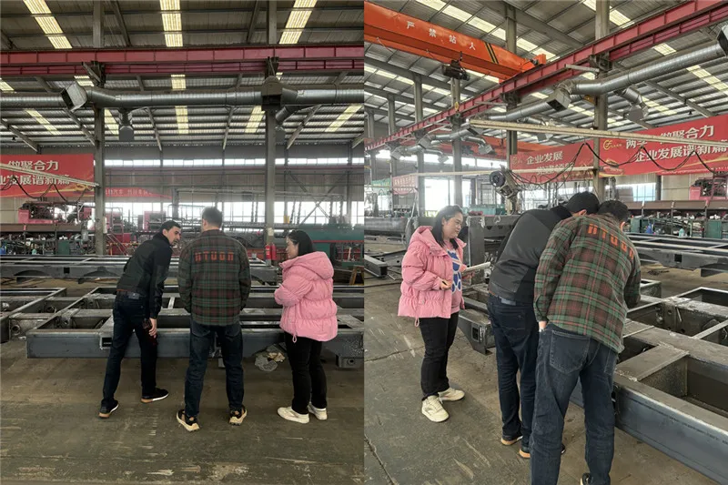 Vår kund kom till vårt Shandong-huvudkontor och hade en detaljerad förhandling med ansikte mot ansikte med det professionella teamet