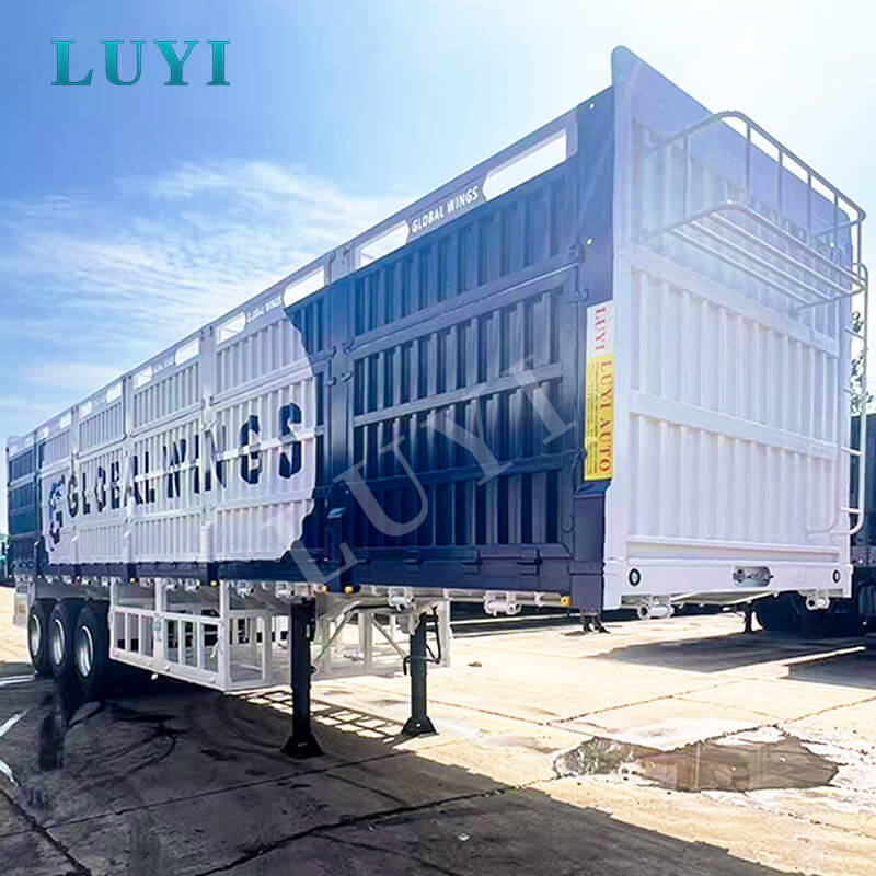 3-axlade semitrailers med stav skeppade till Uzbekistan