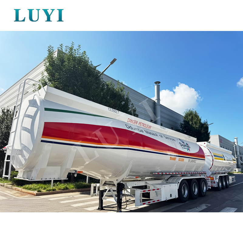 Gränsöverskridande leverans visar styrka —— 3-axlig oljetankpåhängsvagn avgår till Algeriet, förstärker lokal logistikuppgradering