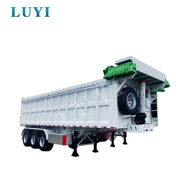 3-axlig 100 Tons baktippande semitrailer