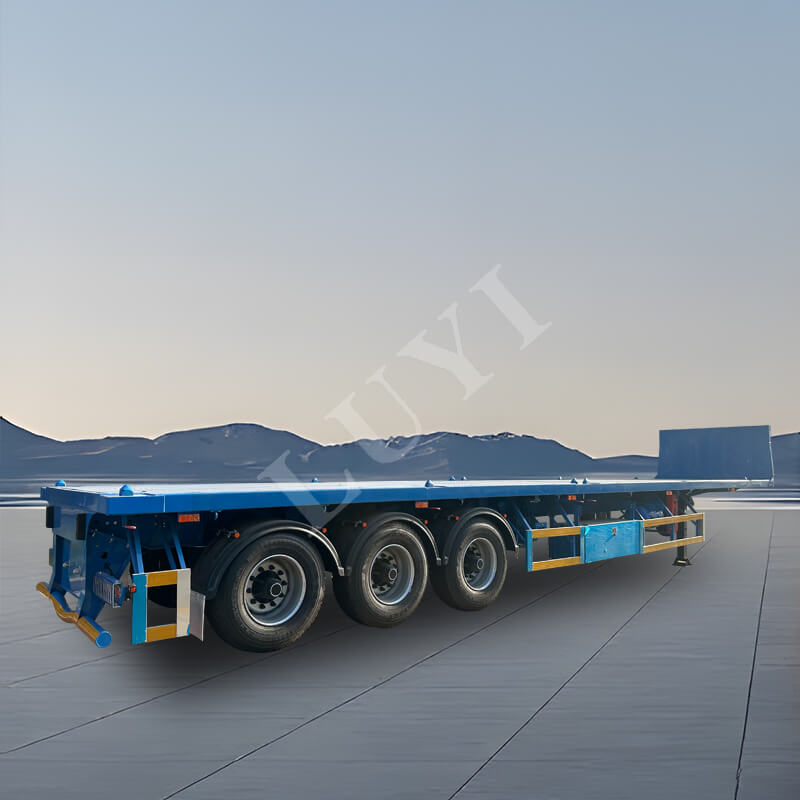 3-axlig 40-tons semitrailer med flak