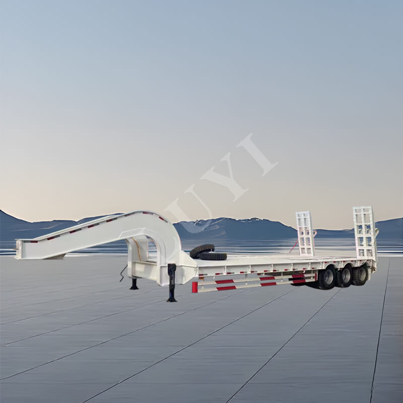 3-axlad 40-tons lågbäddsvagn