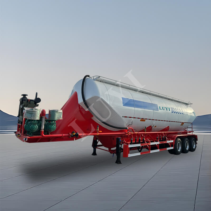 3-axlig 50 kubikmeter bulk V-typ cementtank semitrailer 3-axlig 50 kubikmeter bulk V-typ cementtank semitrailer