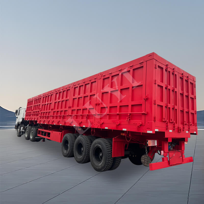 3-axlig 60-80 ton dumpsidovägg semitrailer 3-axlig 60-80 ton dumpsidovägg semitrailer