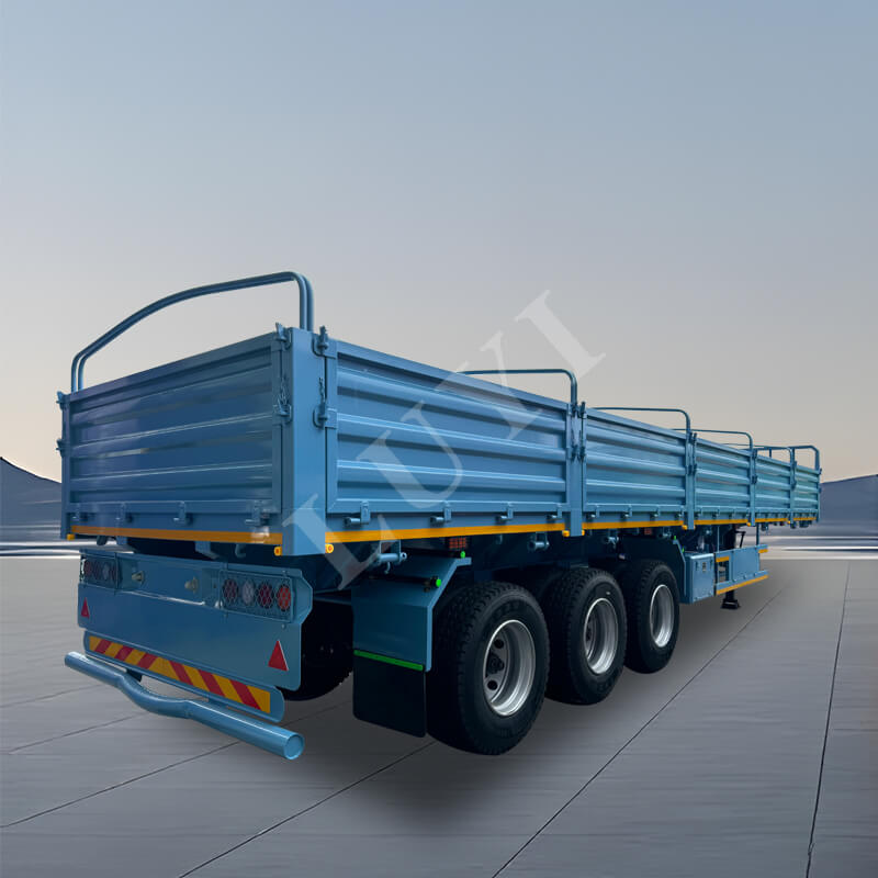 3-axlig 60-tons semitrailer för torrbulklast