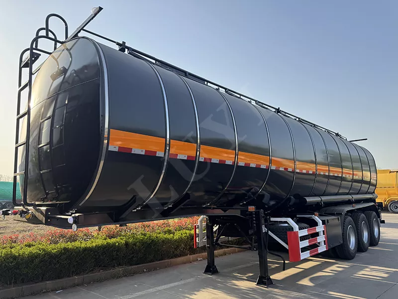3 Axel asfalt transporttankfartyg