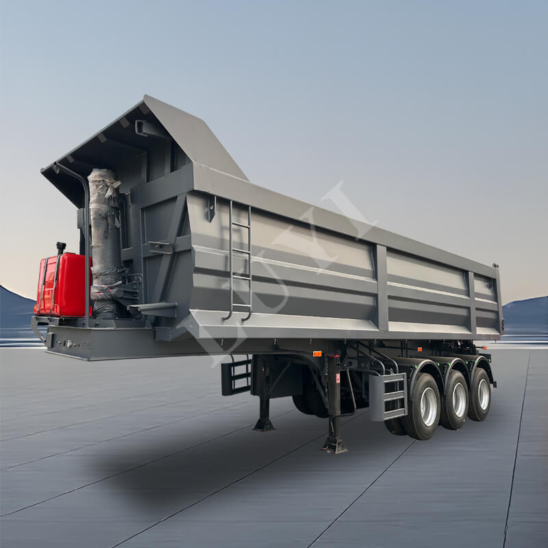 3-axlig U-typ Rear-dump Semi-trailer