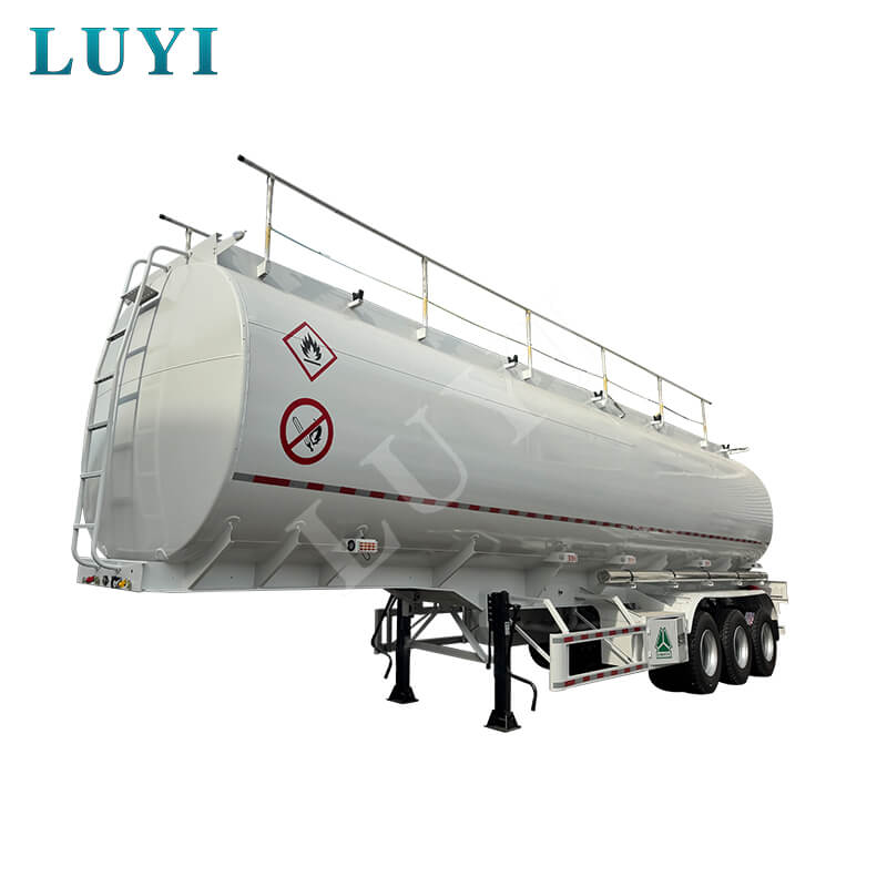 42000 liter aluminium bränsletank semitrailer 3 axlad