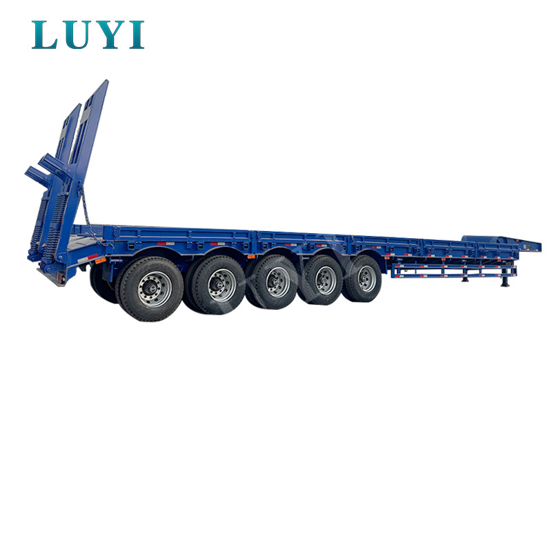 5-axlad 80ton 17,3m Low Bed Drop Deck