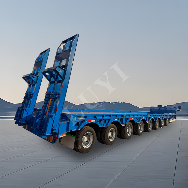 8-axlad 150-tons svanhals kraftig lowboy-släp