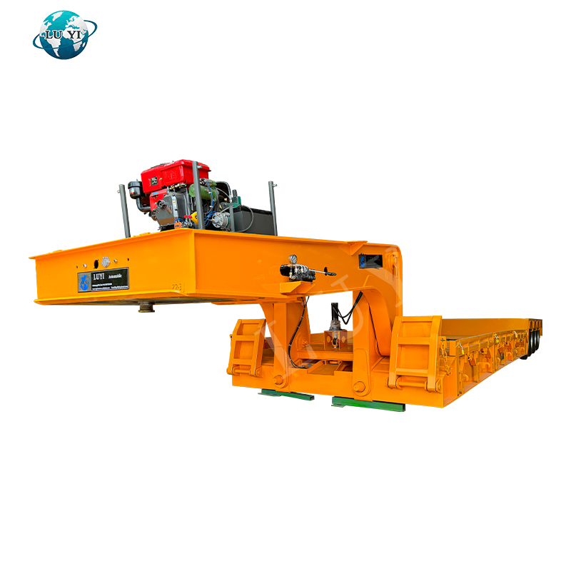 80 Tons avtagbar svanhals lowboy semitrailer 80 Tons avtagbar svanhals lowboy semitrailer