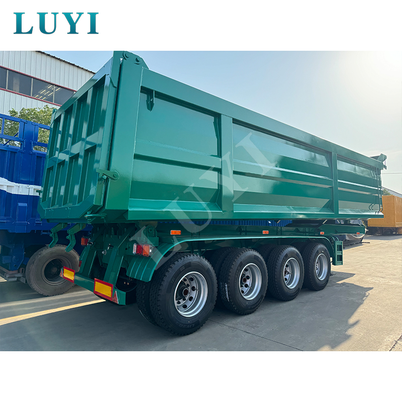 Öka nyttolasten för Uganda: Hur LUYI:s 4-axlade dumptrailer driver konstruktion och gruvdrift effektivitet