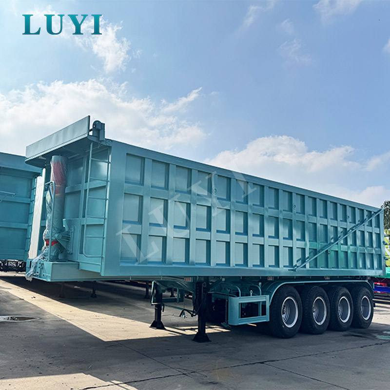 Helt ny 4-axlad 80-tons tippvagn med baktipp