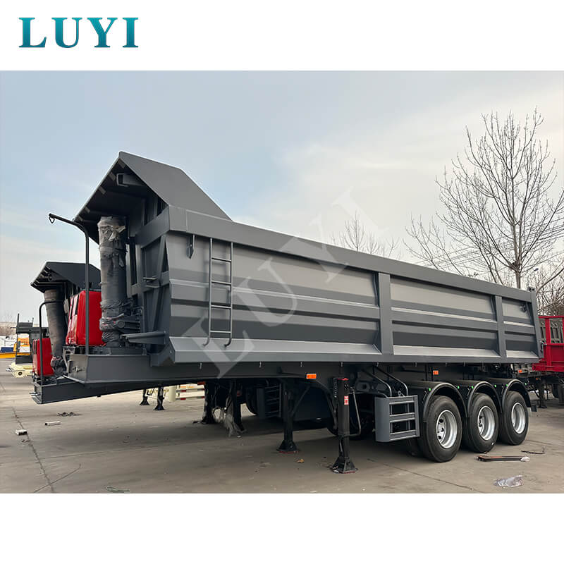 Fallstudie: LUYI 3-axliga tippande semitrailers bak levereras till en stor konstruktionsgrupp i Saudiarabien Fallstudie: LUYI 3-axliga tippande semitrailers bak levereras till en stor konstruktionsgrupp i Saudiarabien