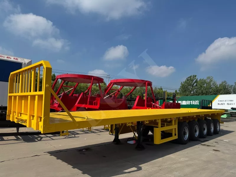 Containeriserad flak semitrailer