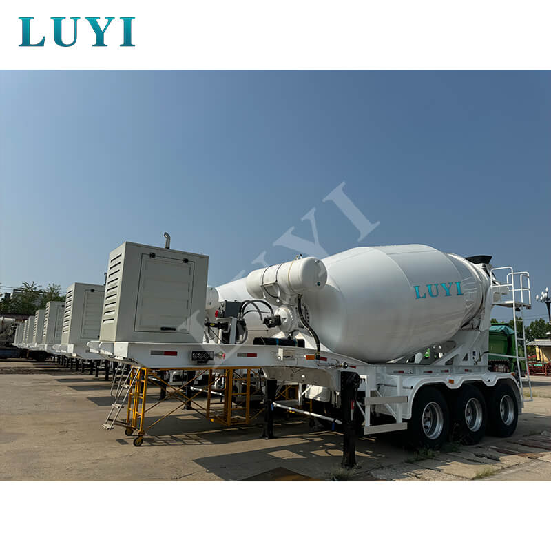 LUYI 12-kubiks Powder Tank Semi-trailer