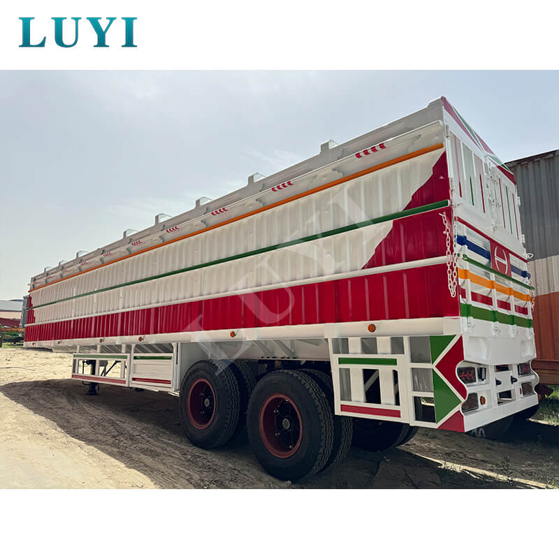 LUYI 2-axlad 100-tons Stake Semitrailer
