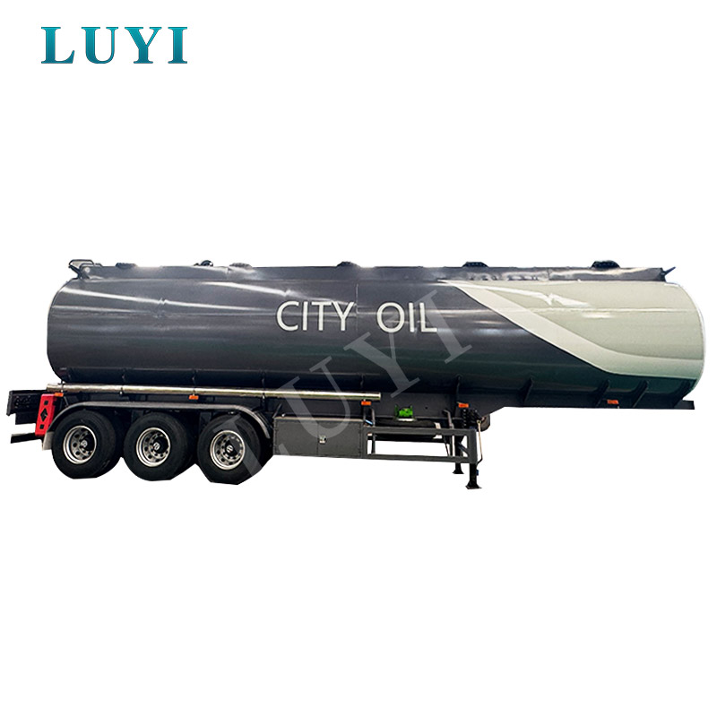 Luyi 3-axlig 40 000-liters semitrailer för oljetank Luyi 3-axlig 40 000-liters semitrailer för oljetank