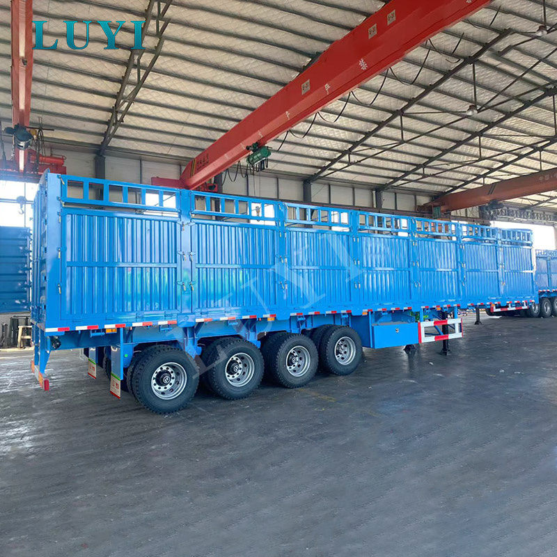 LUYI 3-axlig sidoväggssläp: proffsens val för säker bulklasttransport