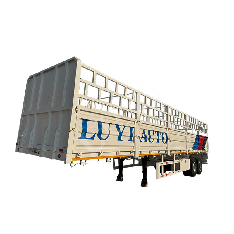 LUYI 30 Tons 60 Tons High Fence Semi Trailer till salu