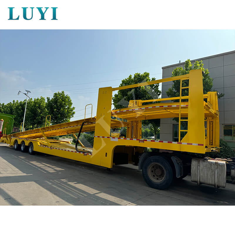 LUYI 4 Axles10 Car Hauler Trailer 40ft till salu