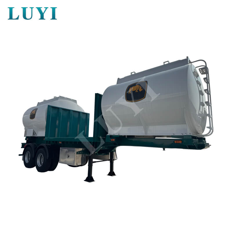 LUYI 40 ton 50 ton V-formad bulk cement tank semitrailer