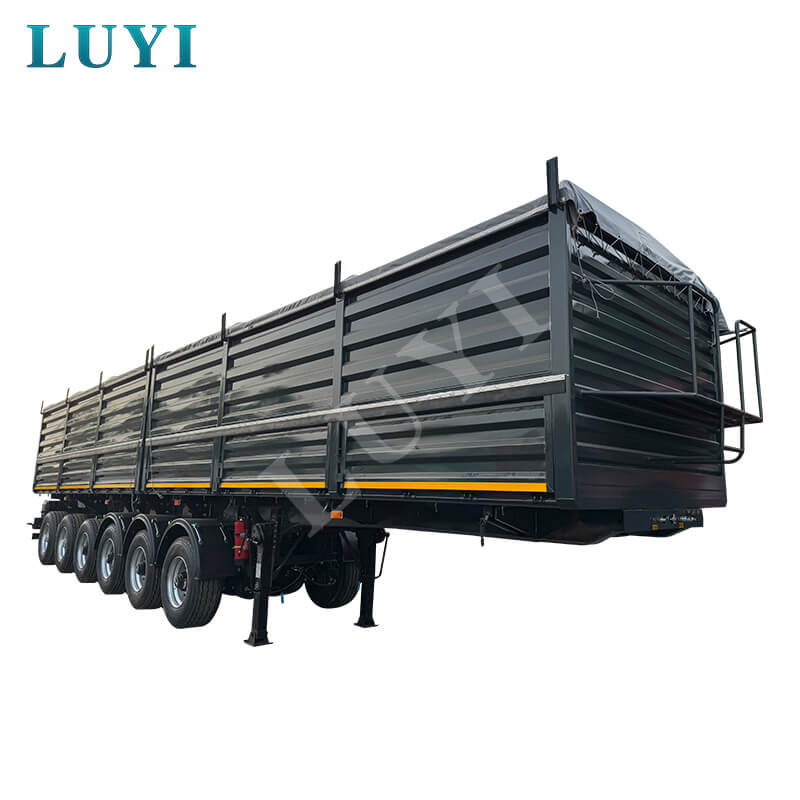 LUYI 6-axlad Fence Plate Semi-trailer