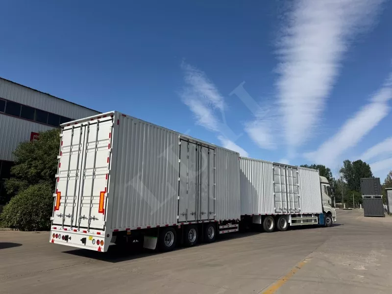 Tandem van semi-trailer