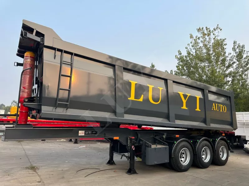 Transport 60 ton bakre sluttrailer