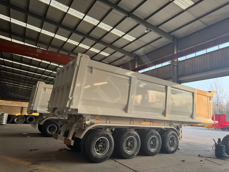 Transport 80 ton bakre tipphalvagare