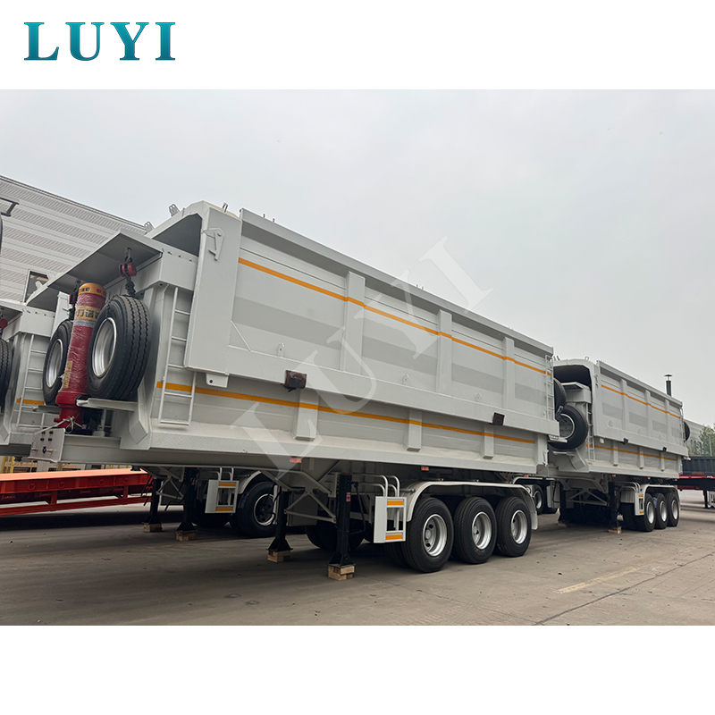 Varmt välkomna filippinska handlare att diskutera tri-axliga dumper semitrailers upphandling och marknadsexpansion